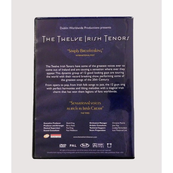 The Twelve Irish Tenors Concert DVD SIGNED Ireland Pop Opera Jazz Folk Songs - Picture 2 of 6